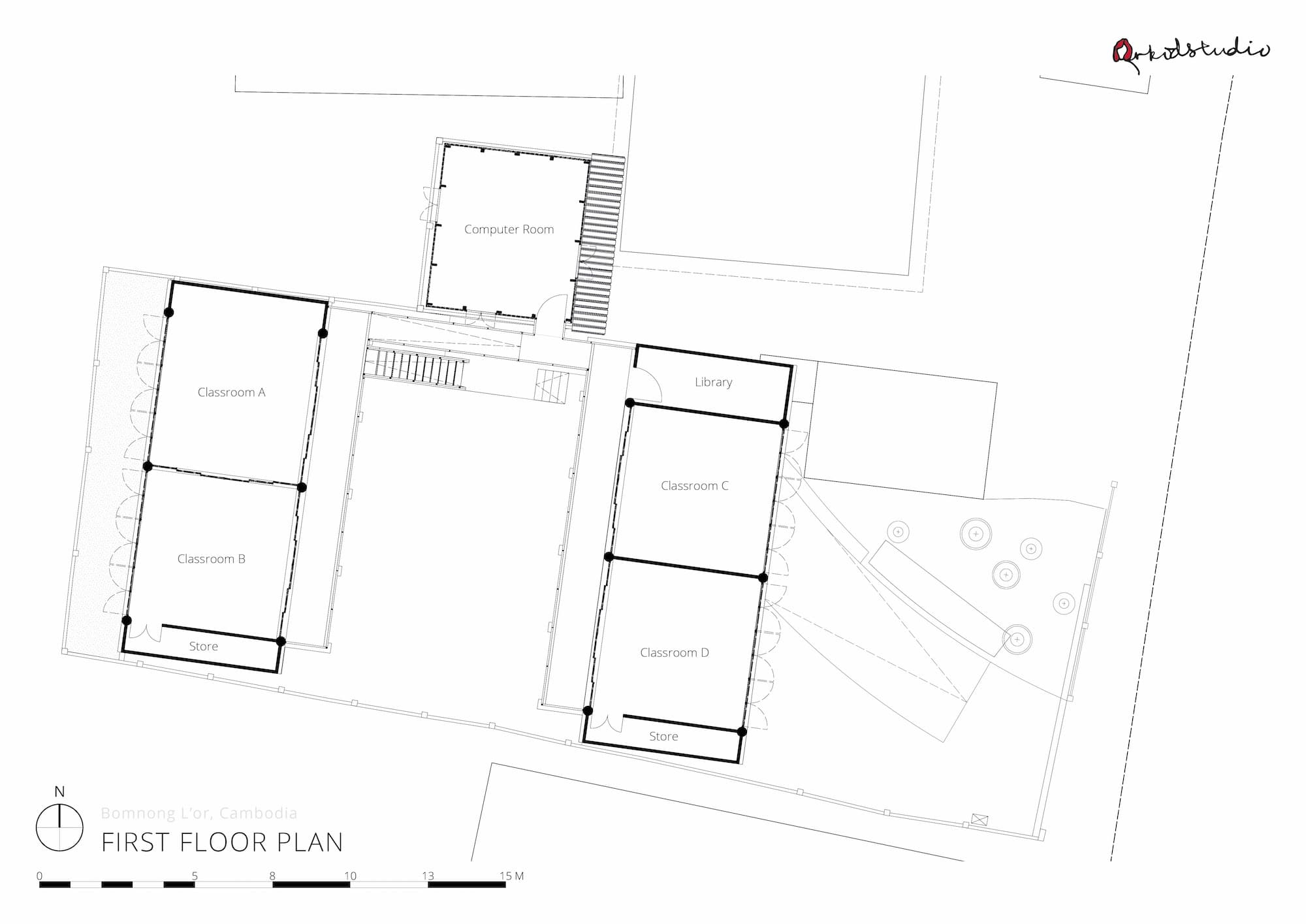 Bomnong L'Or Centre, Orkidstudio