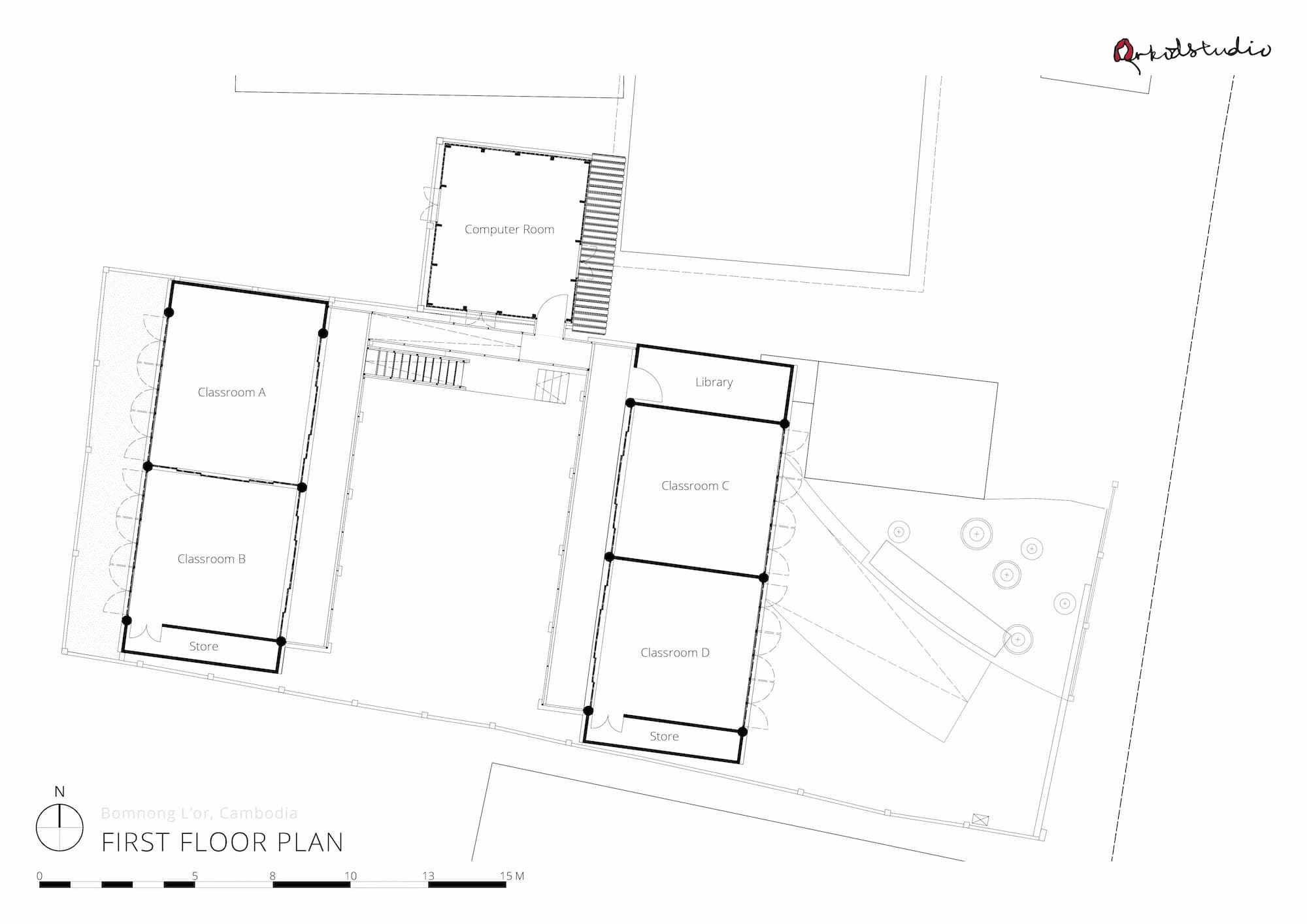 Bomnong L'Or Centre, Orkidstudio