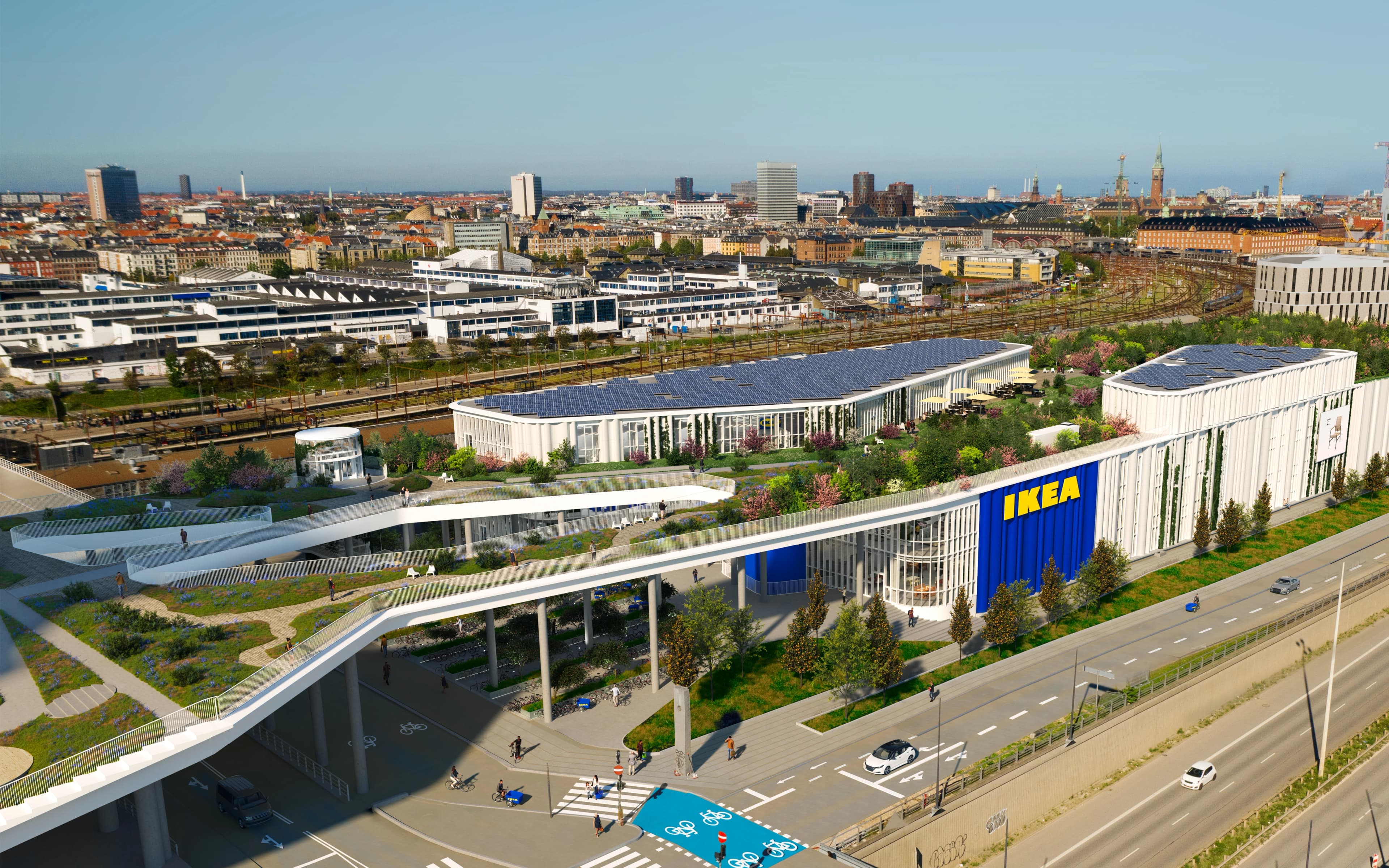 Ikea København illustration