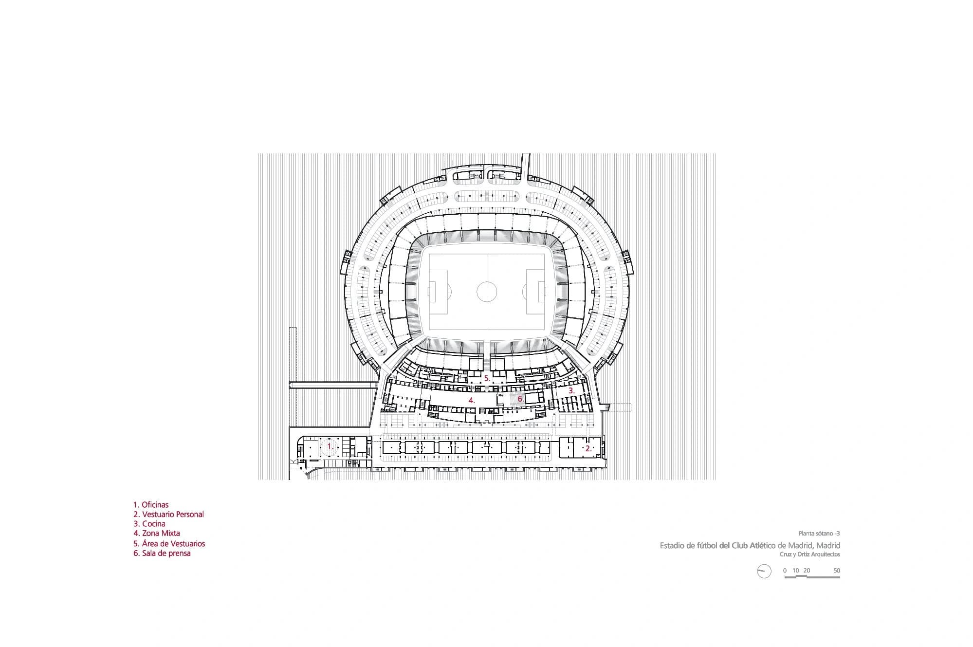 Wanda Metropolitano, Cruz y Ortiz