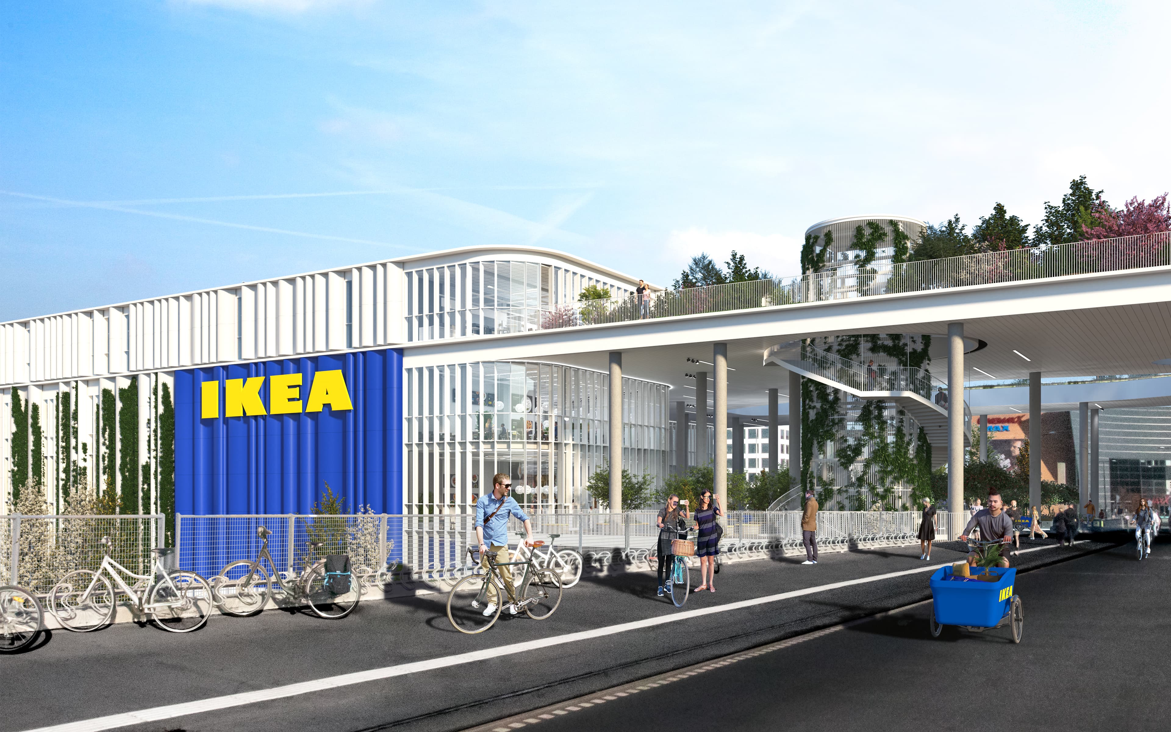 Ikea København illustration