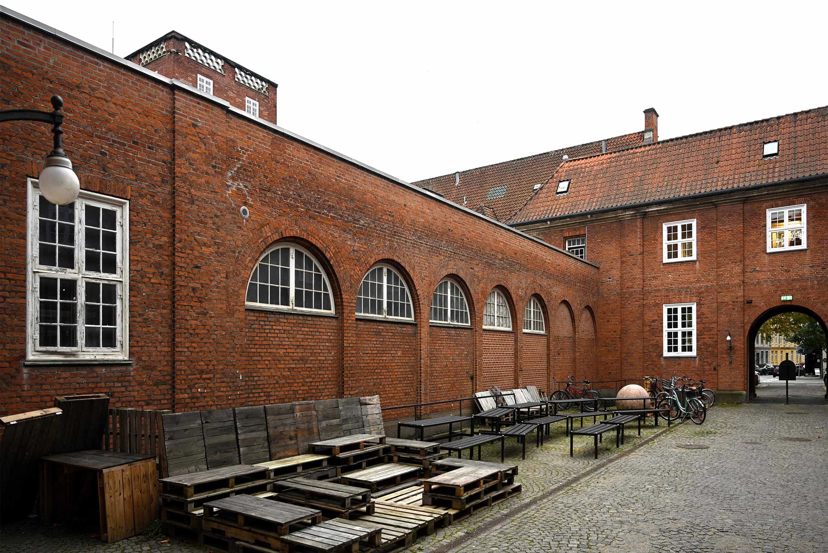 Frederiksberg Brandstations udeareal