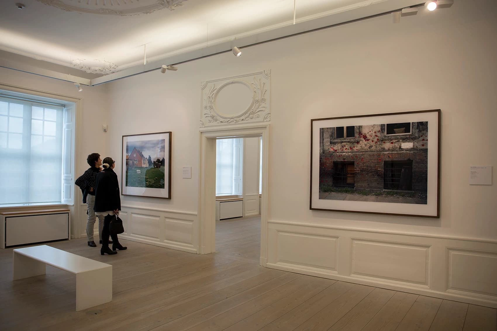 Udstillingssal i Gammel Strand kunstforening