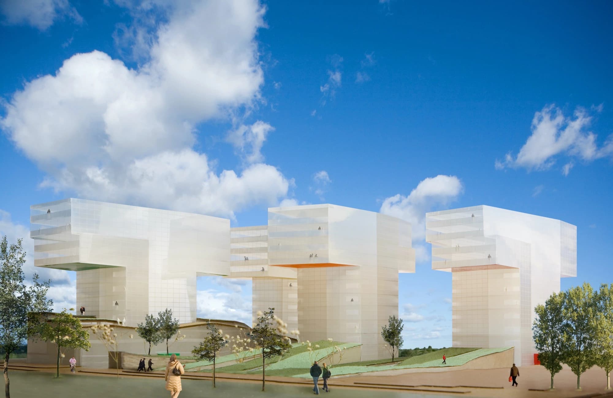 T-Husene, Steven Holl Architects