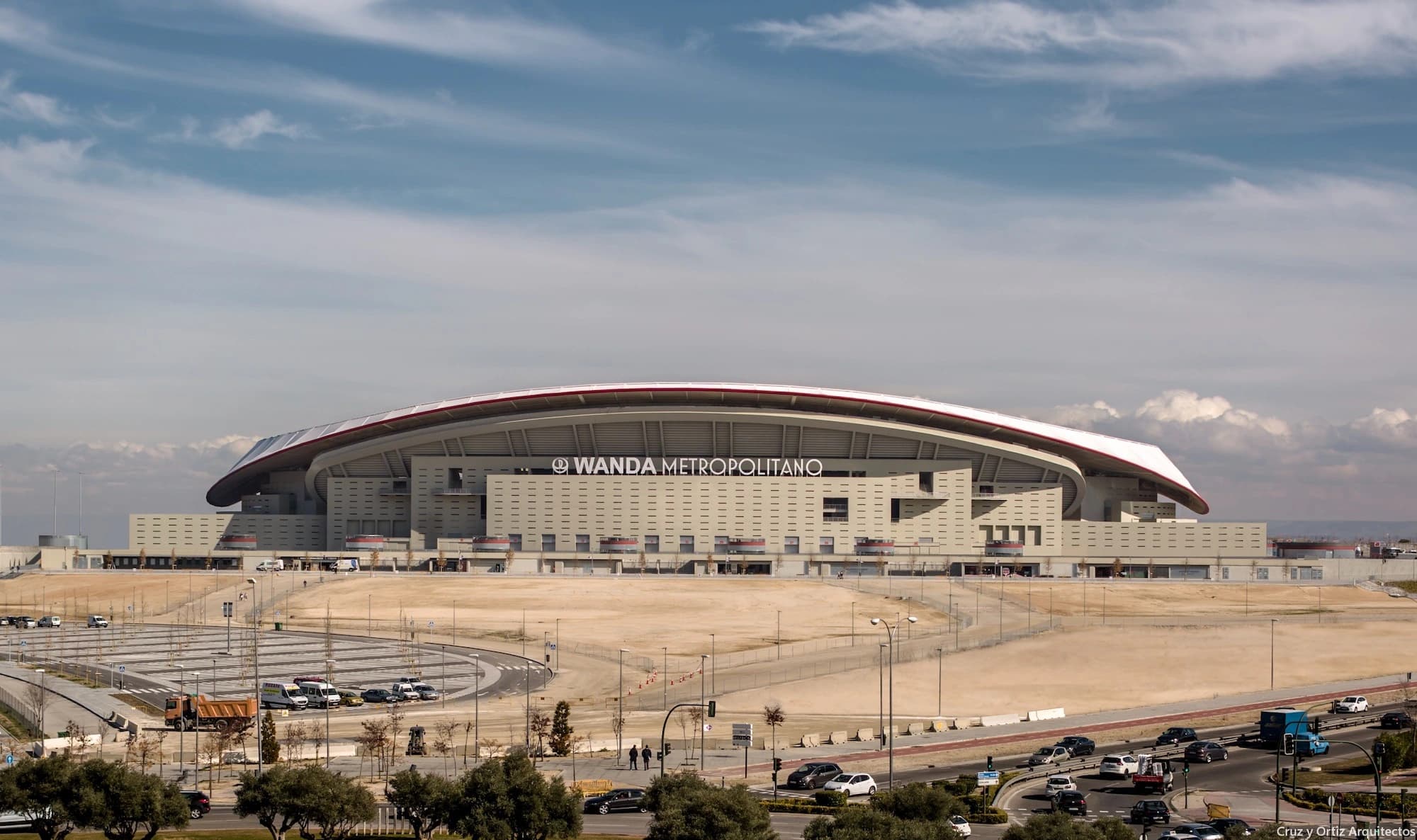 Wanda Metropolitano, Cruz y Ortiz