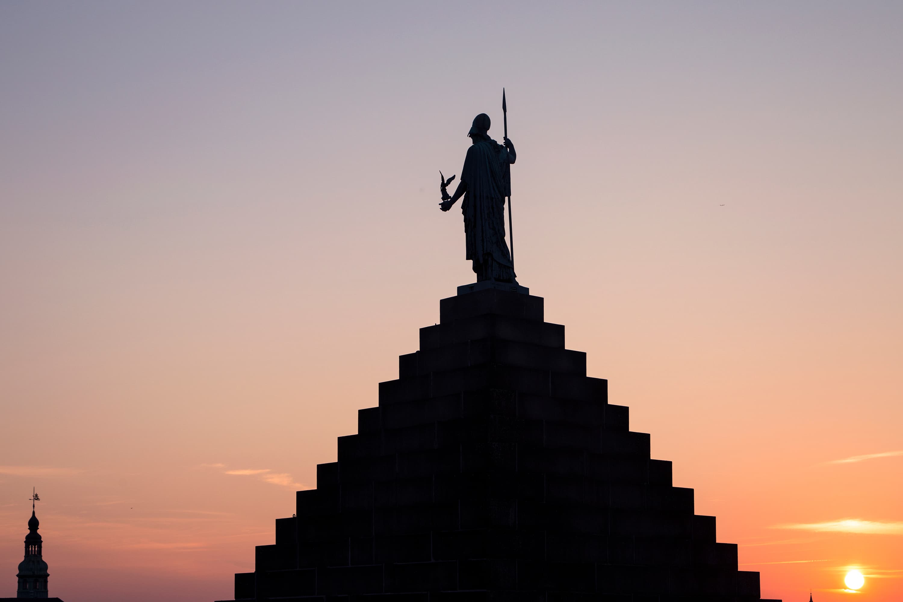 Glyptoteket pyramide på taget