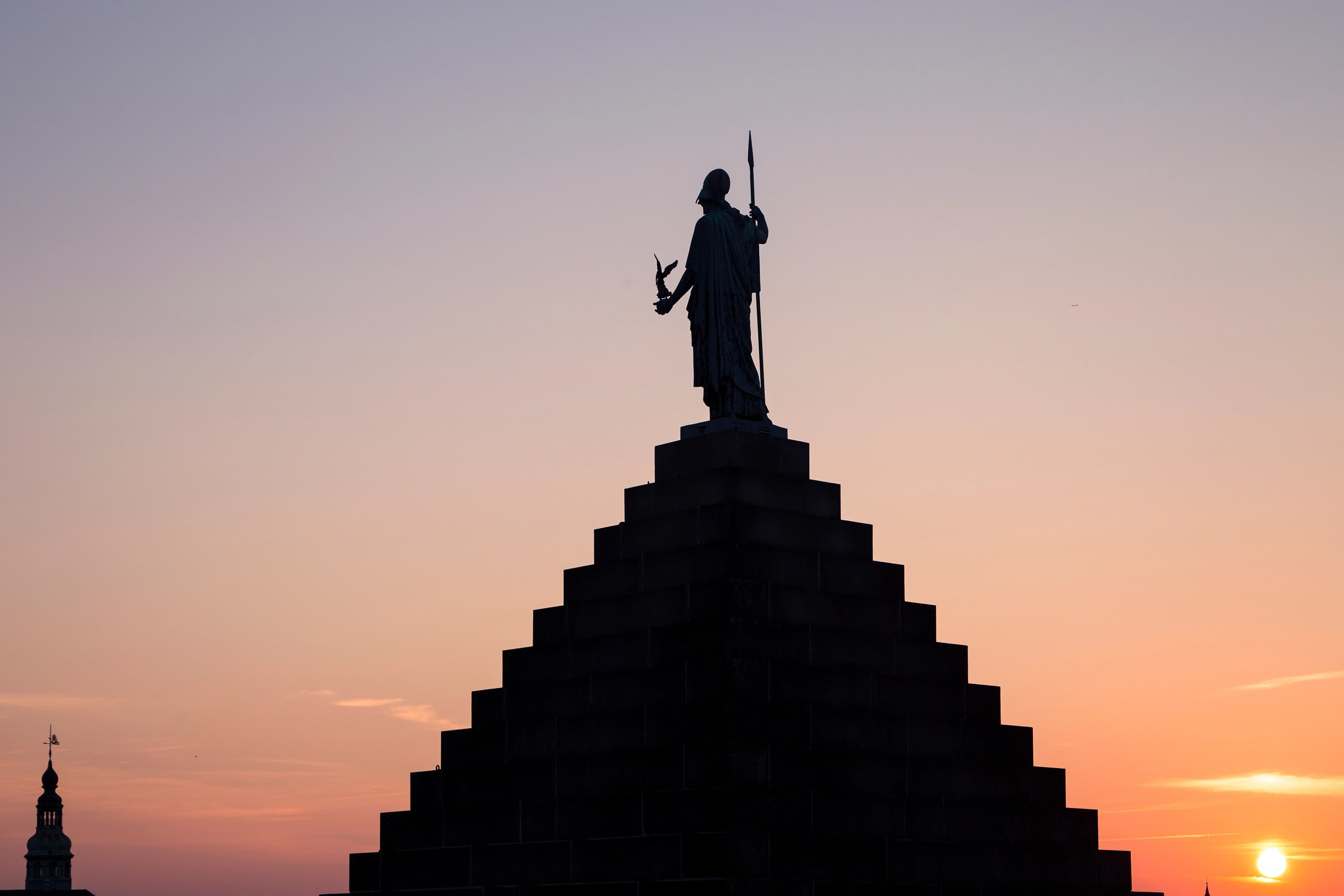 Glyptoteket pyramide på taget
