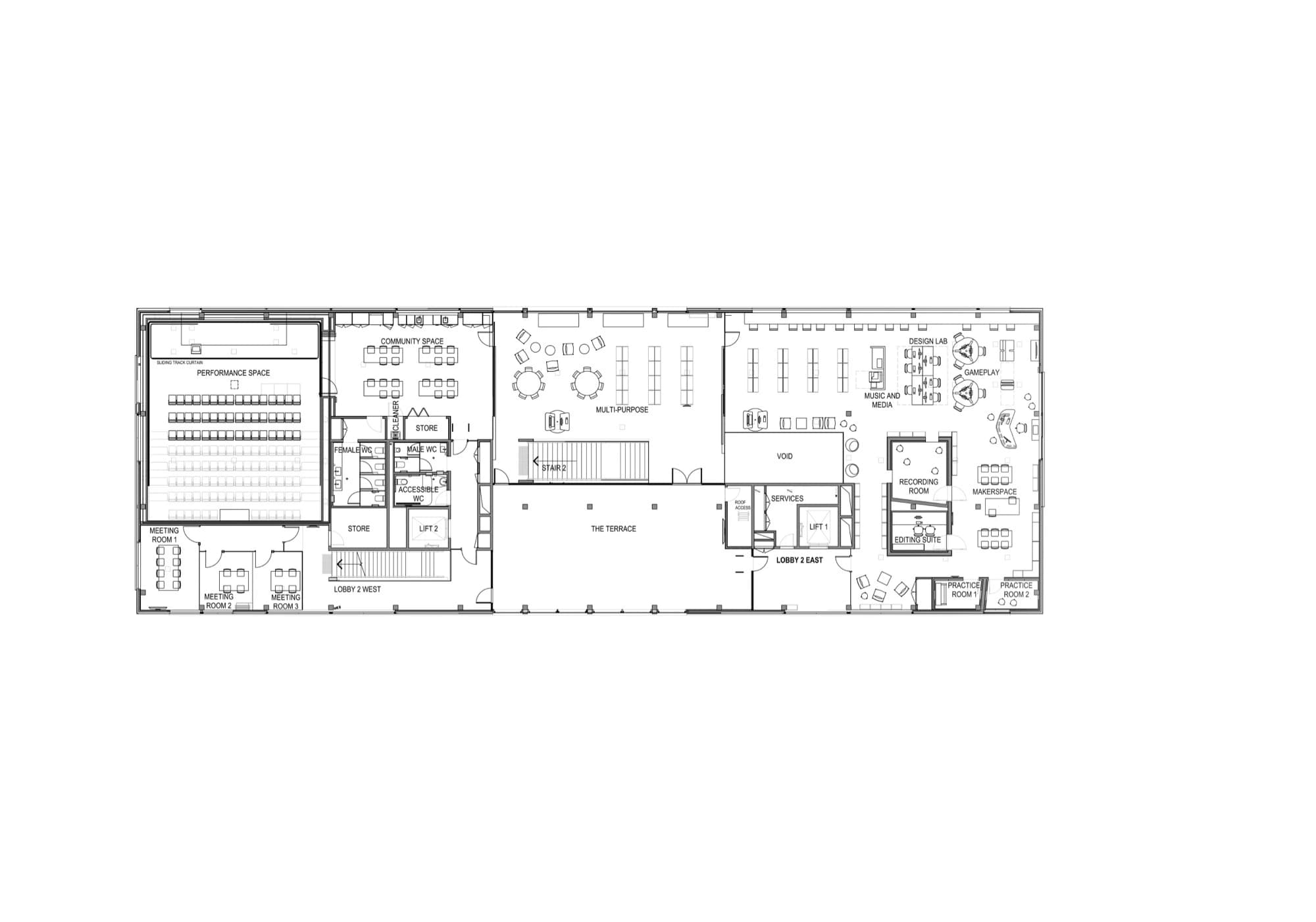Second floor plan