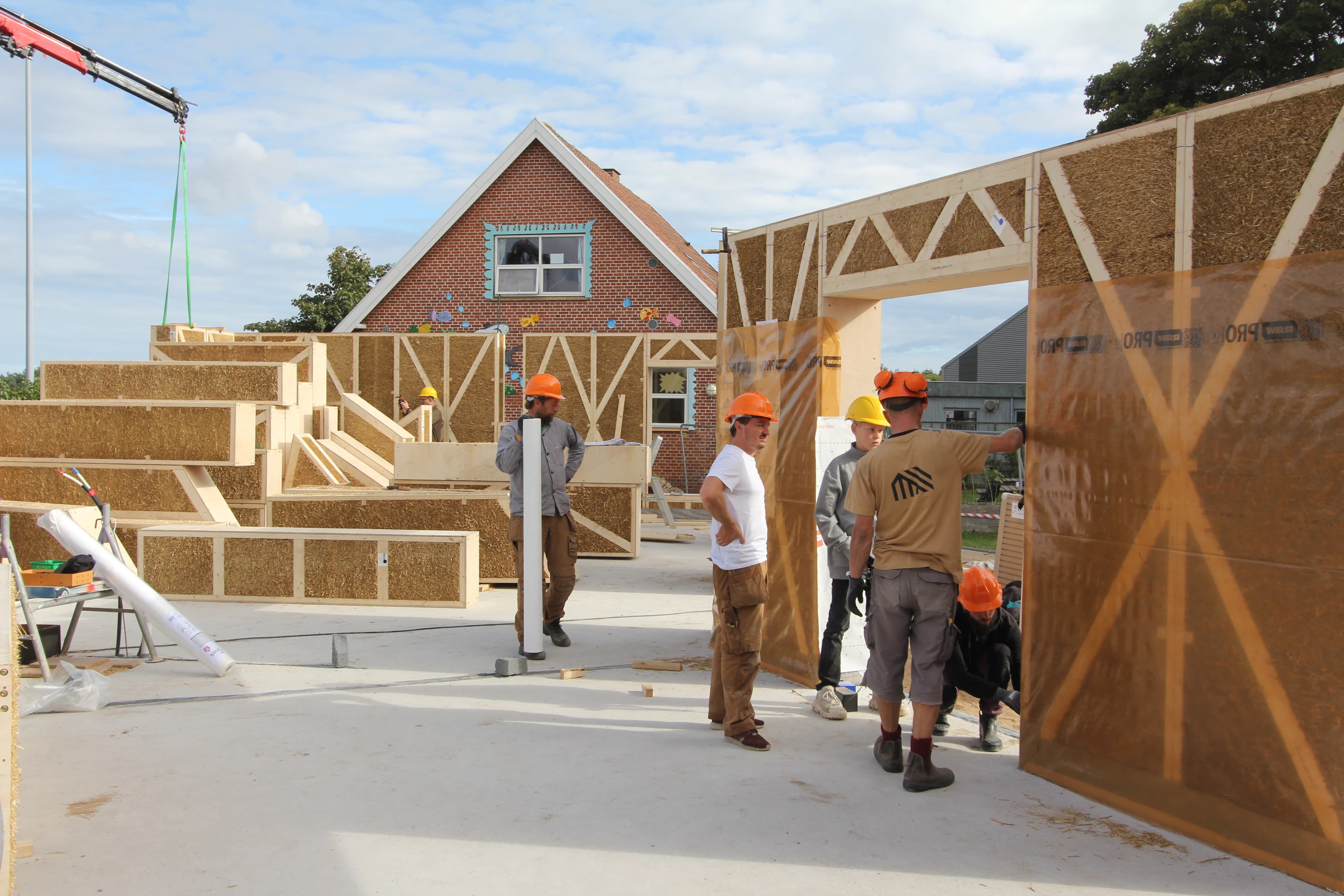 Feldballe Friskole under konstruktion
