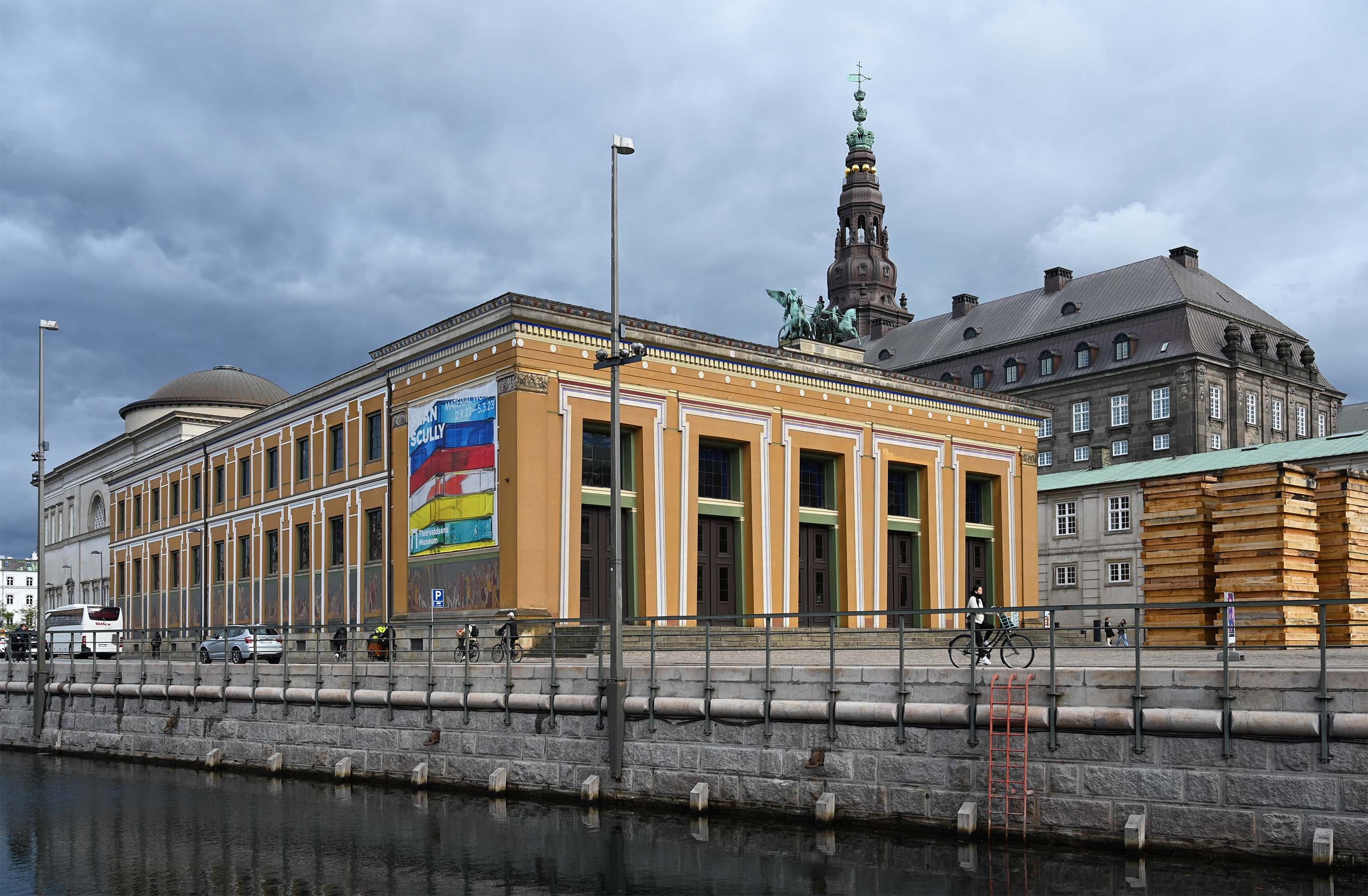 Thorvaldsens Museum set fra Gammel Strand