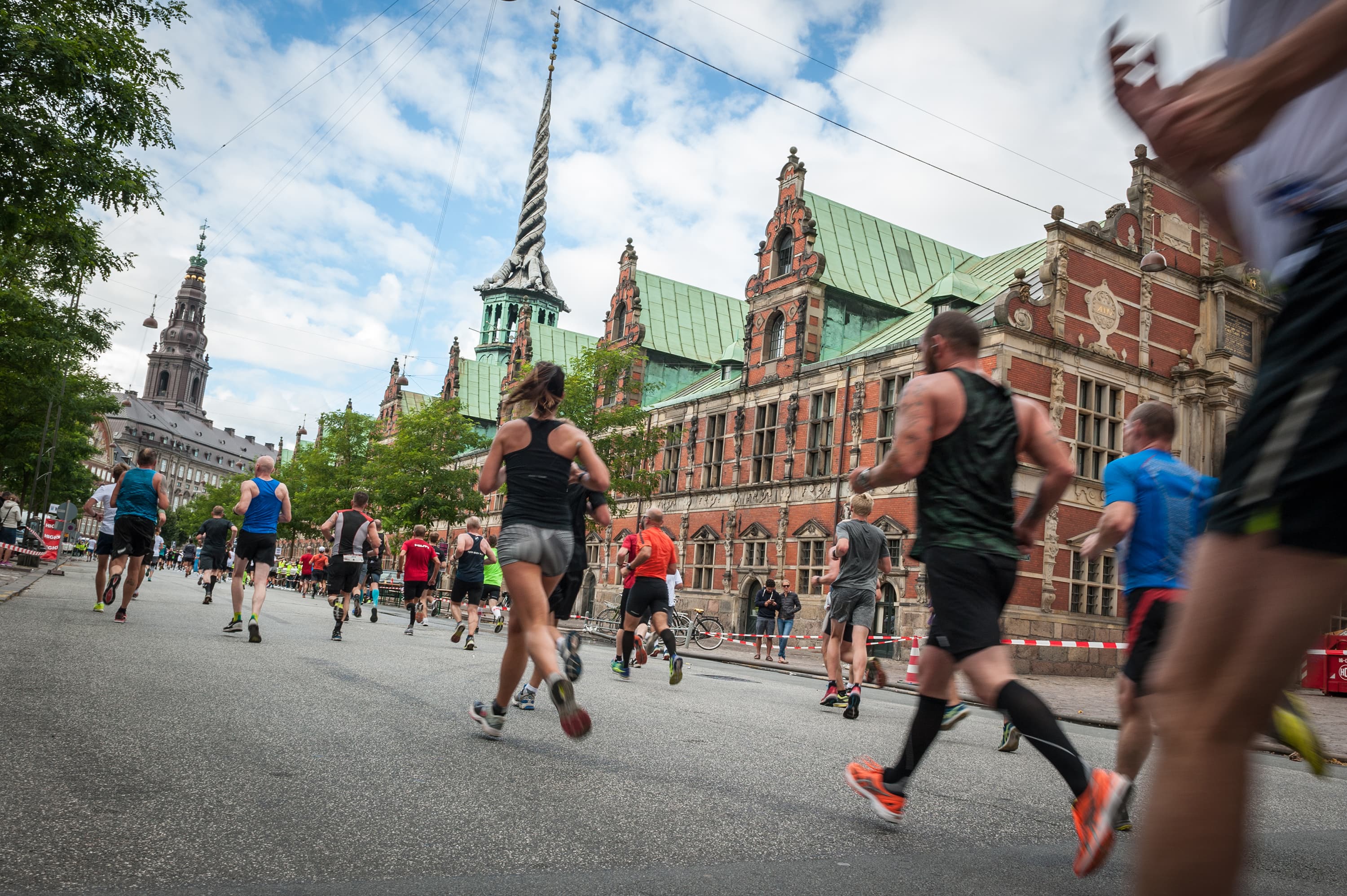 Børsen under Københavns halv-maraton