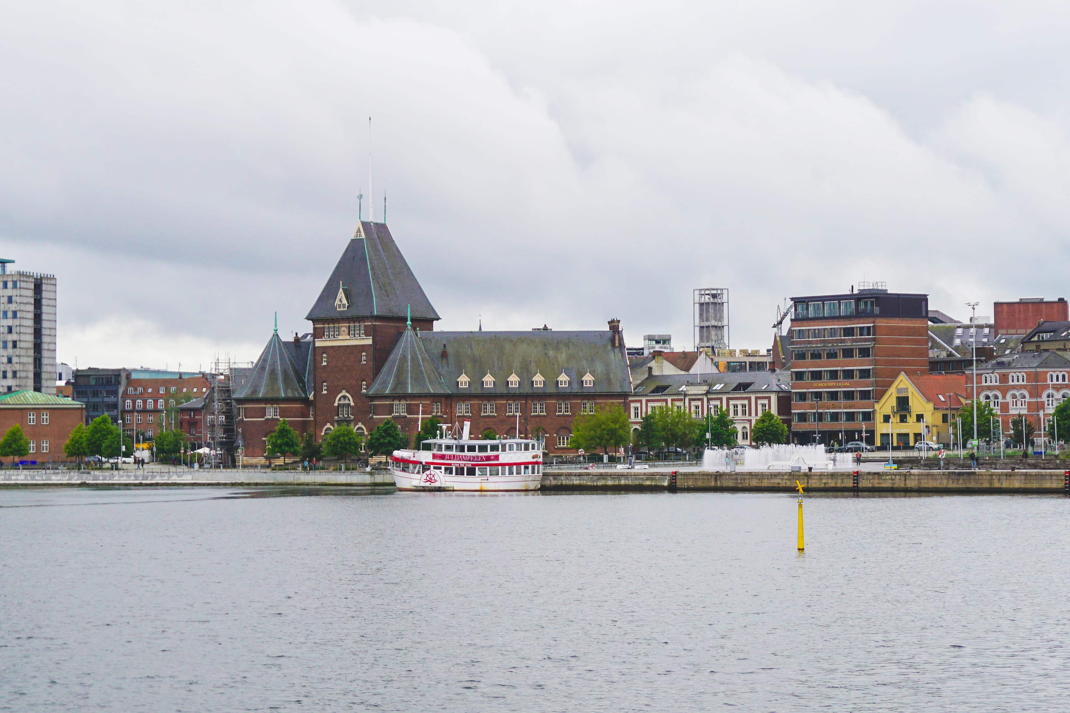 Aarhus Toldkammer - Toldboden set fra vandet