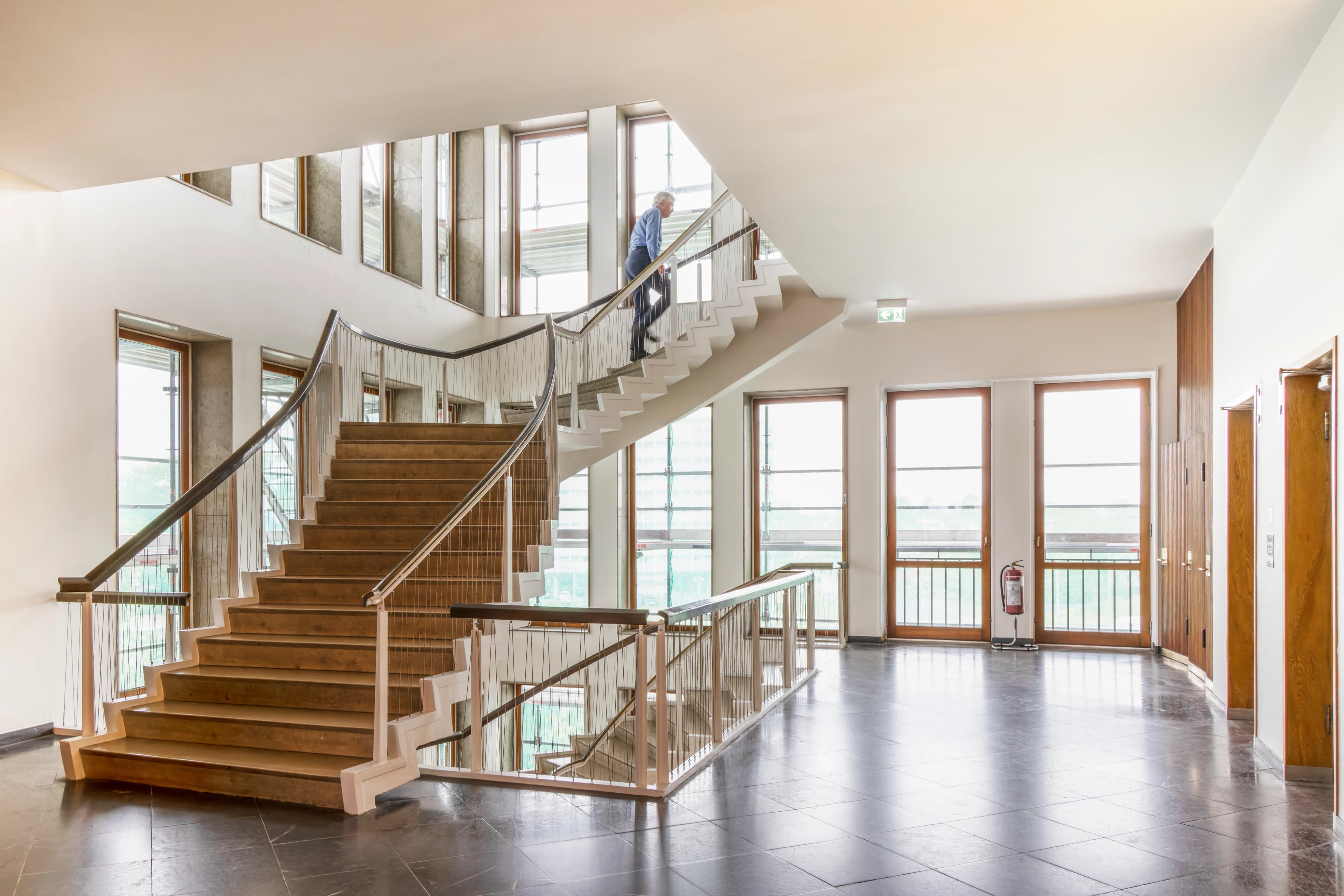 Den smukke trappe i Lyngby Rådhus