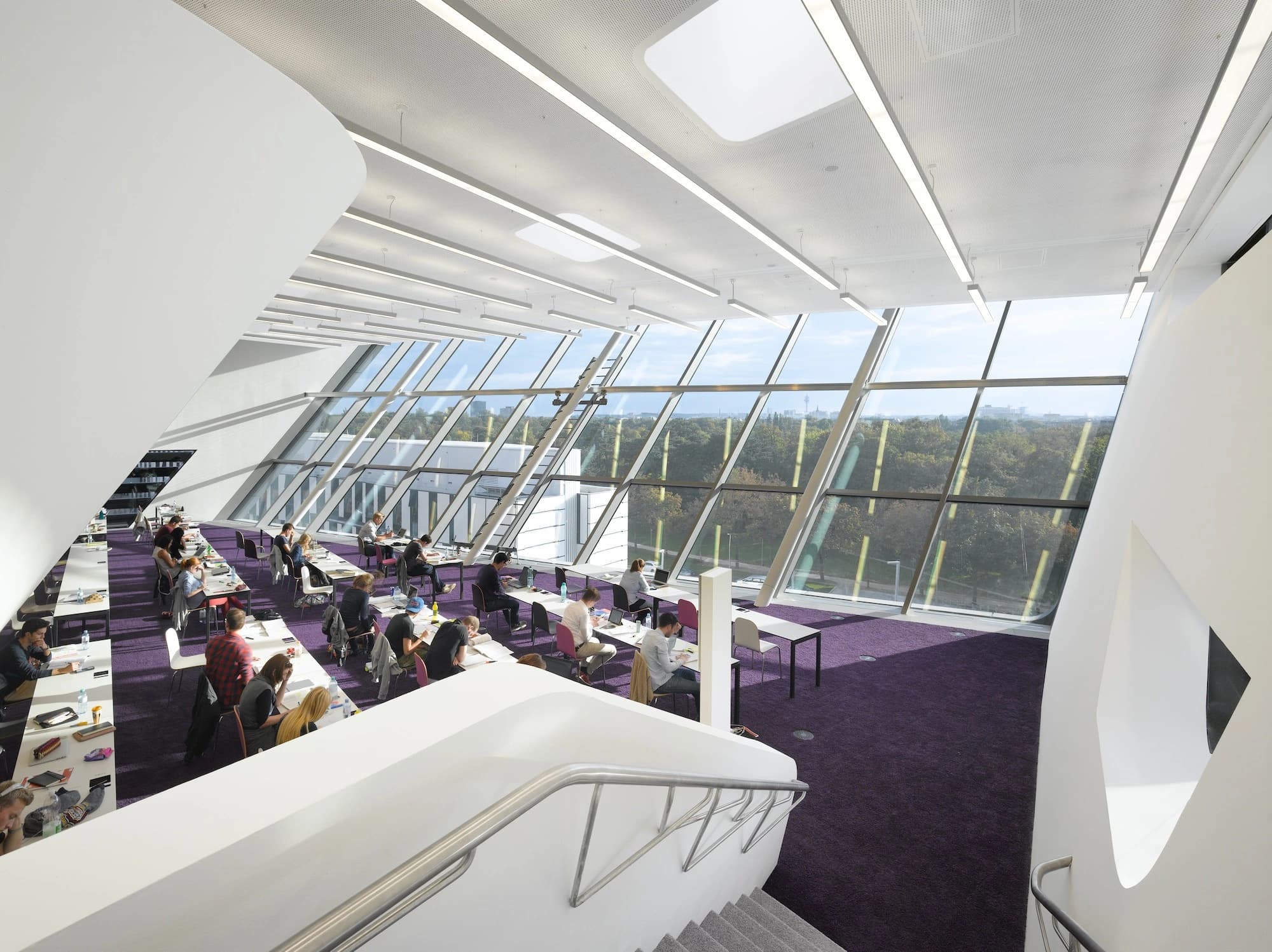 Vienna University Library & Learning Centre, Zaha Hadid Architects