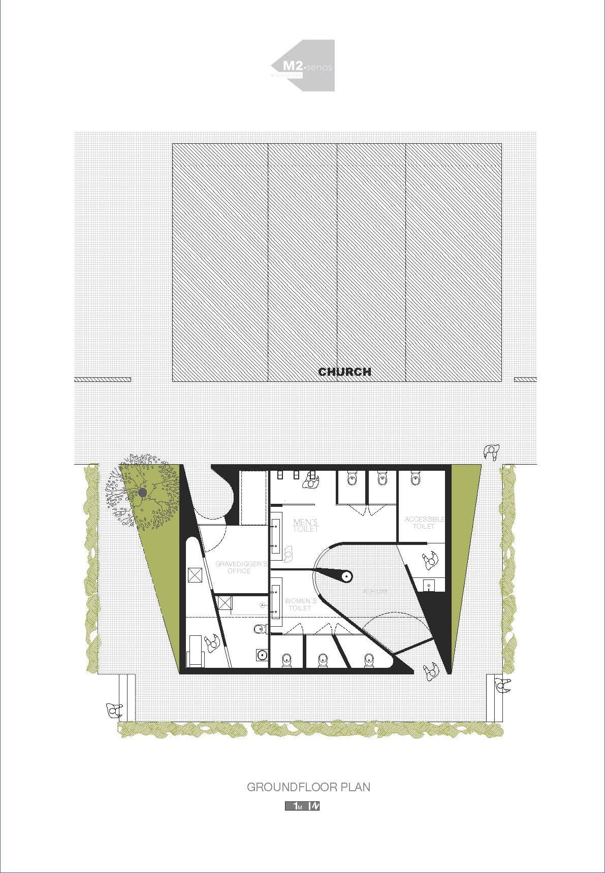 Ílhavo Cemetery Toilet, M2 Senos Architects