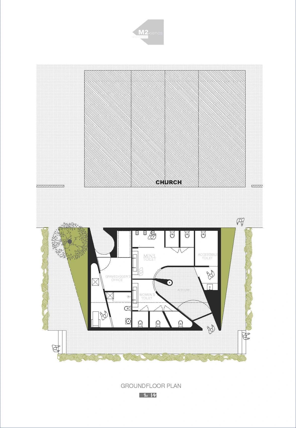 Ílhavo Cemetery Toilet, M2 Senos Architects