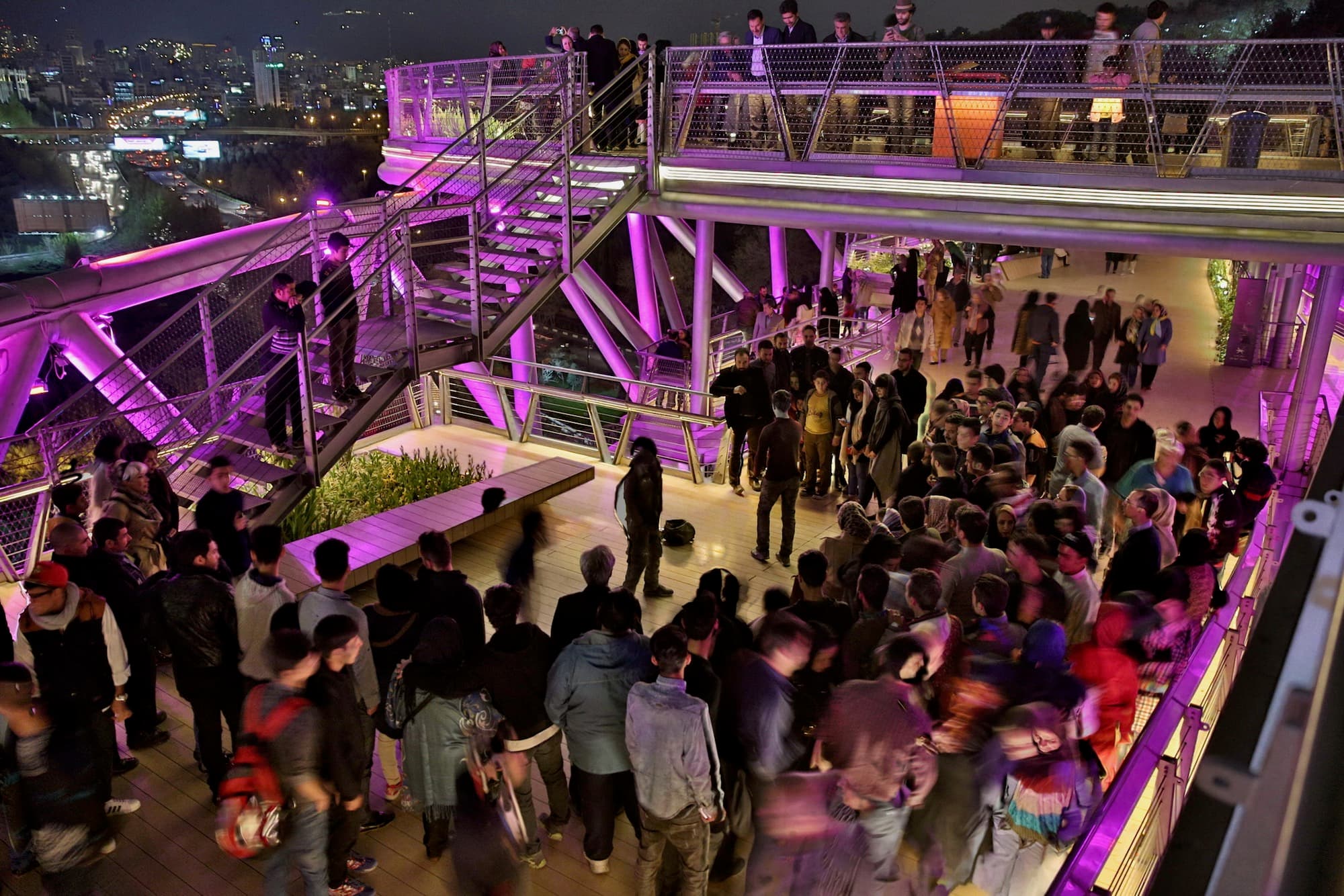 Tabi'at Bridge, Diba Tensile Architecture