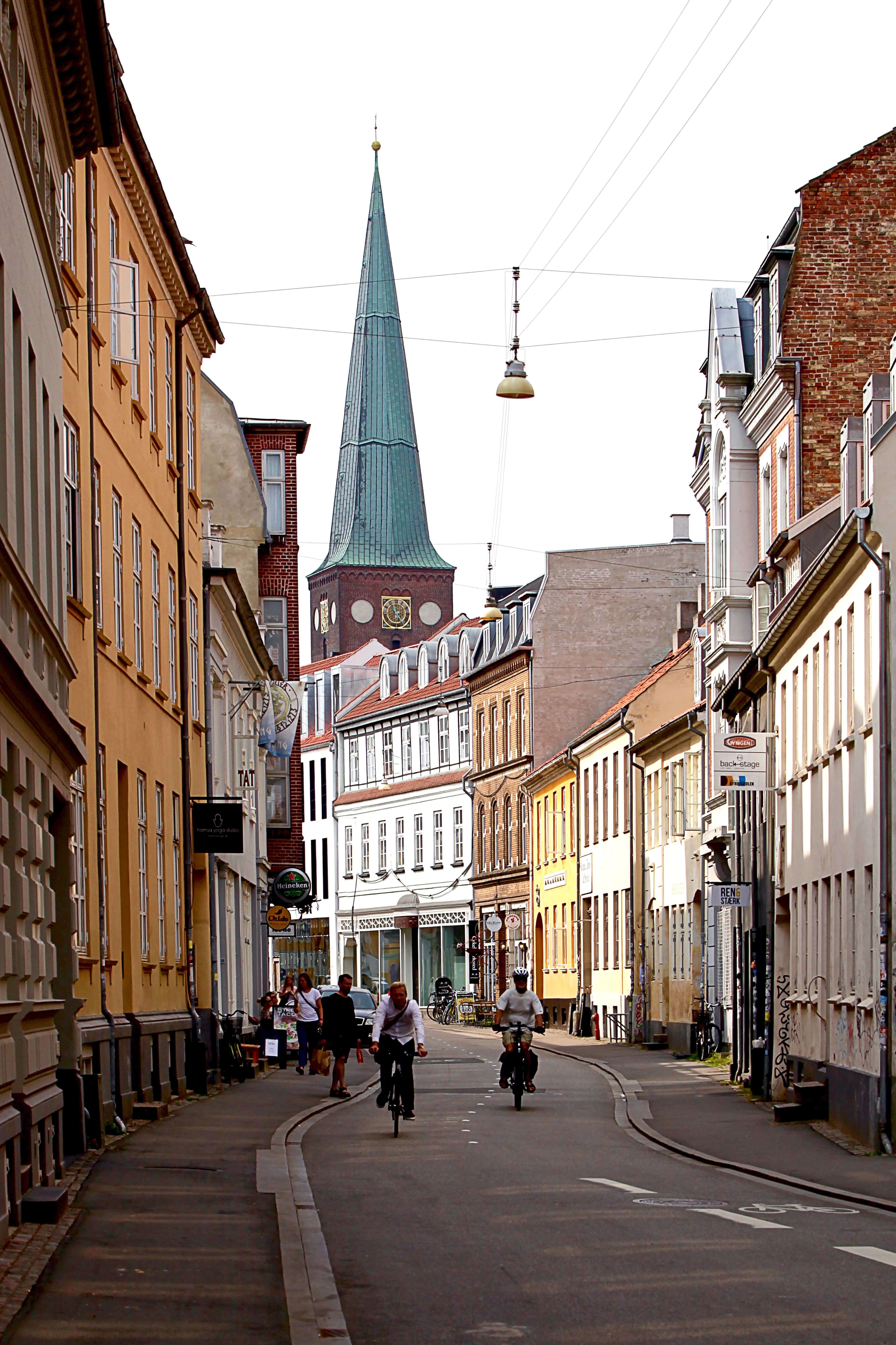 Aarhus Domkirke set fra Mejlgade