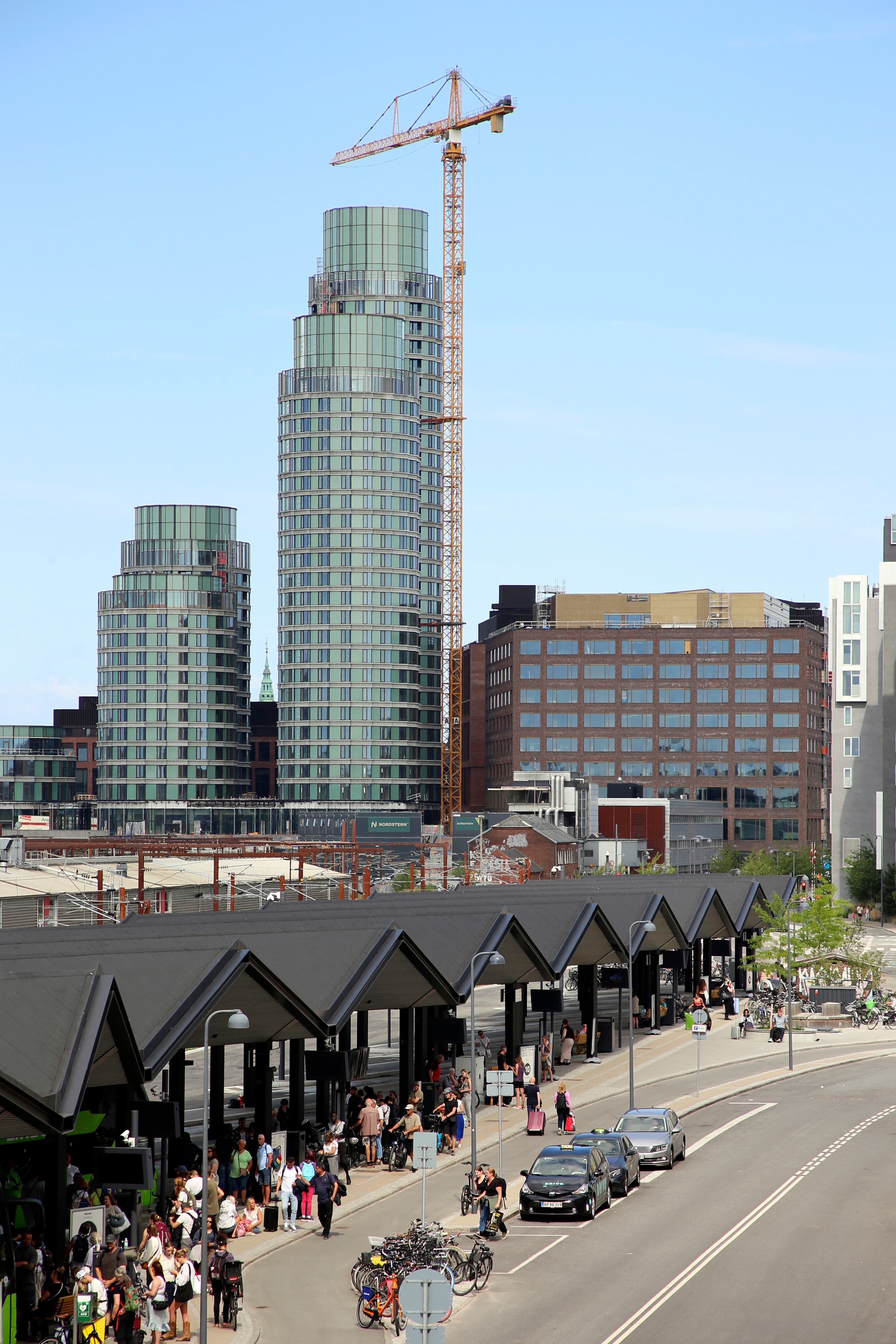 Københavns Busterminal set oppefra