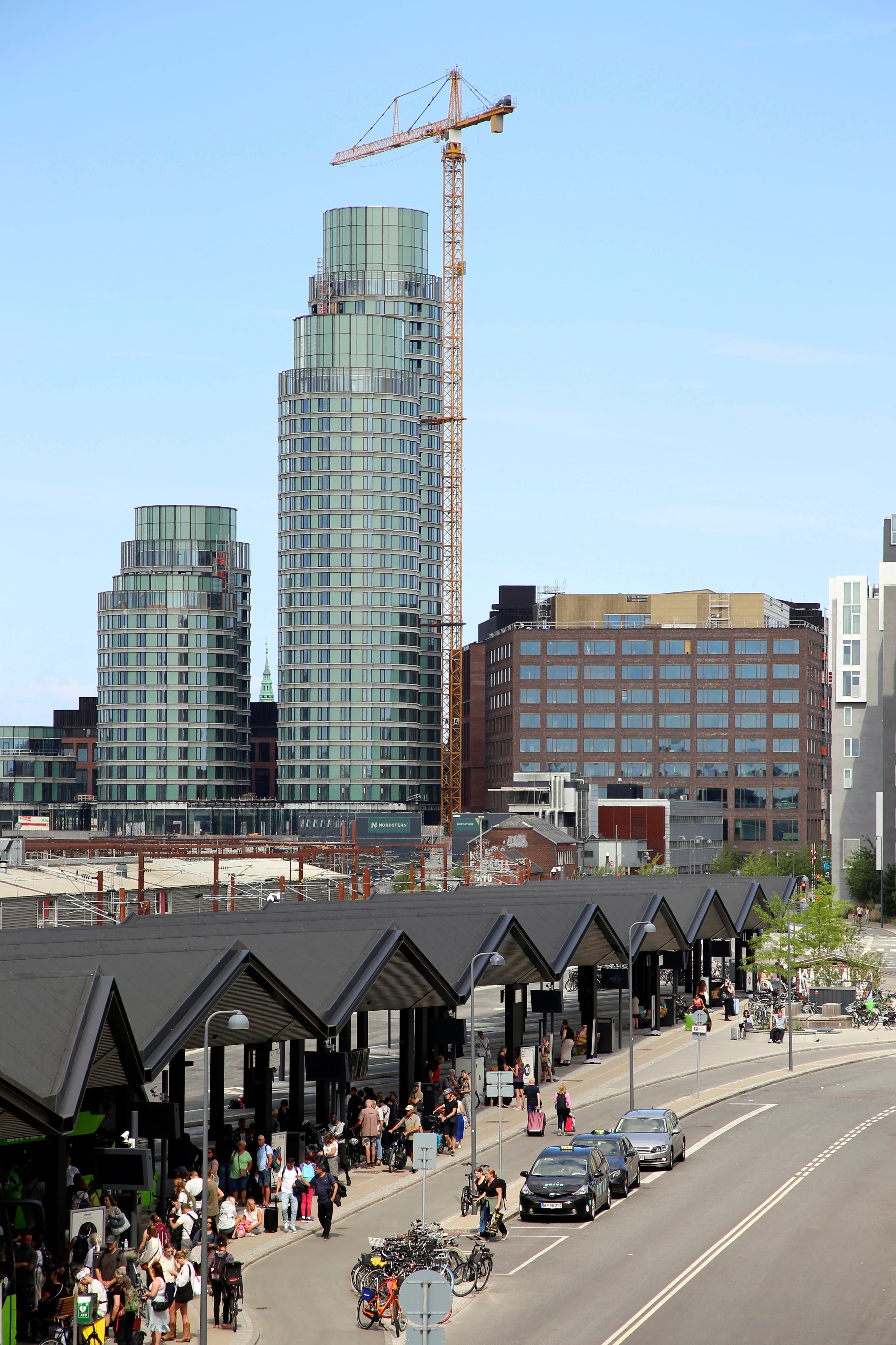 Københavns Busterminal set oppefra