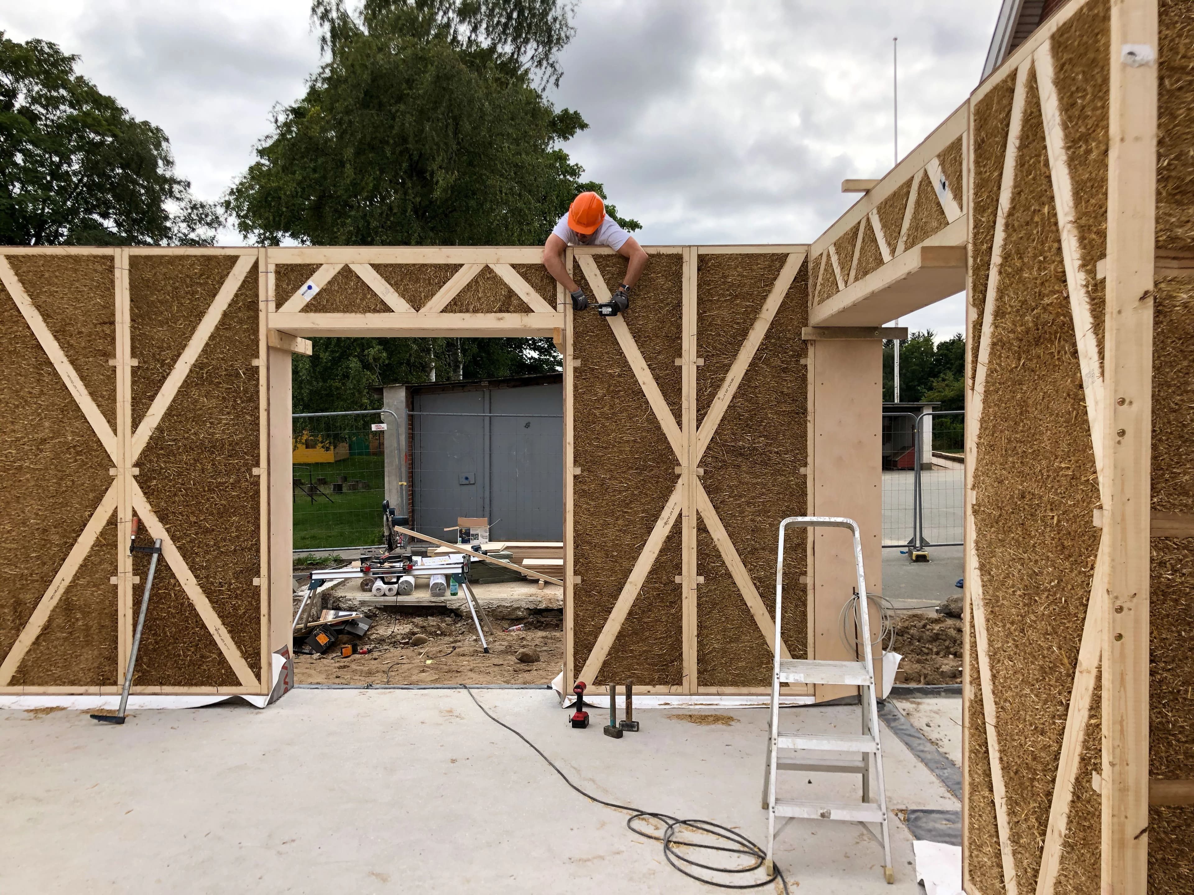 Feldballe Friskole under konstruktion