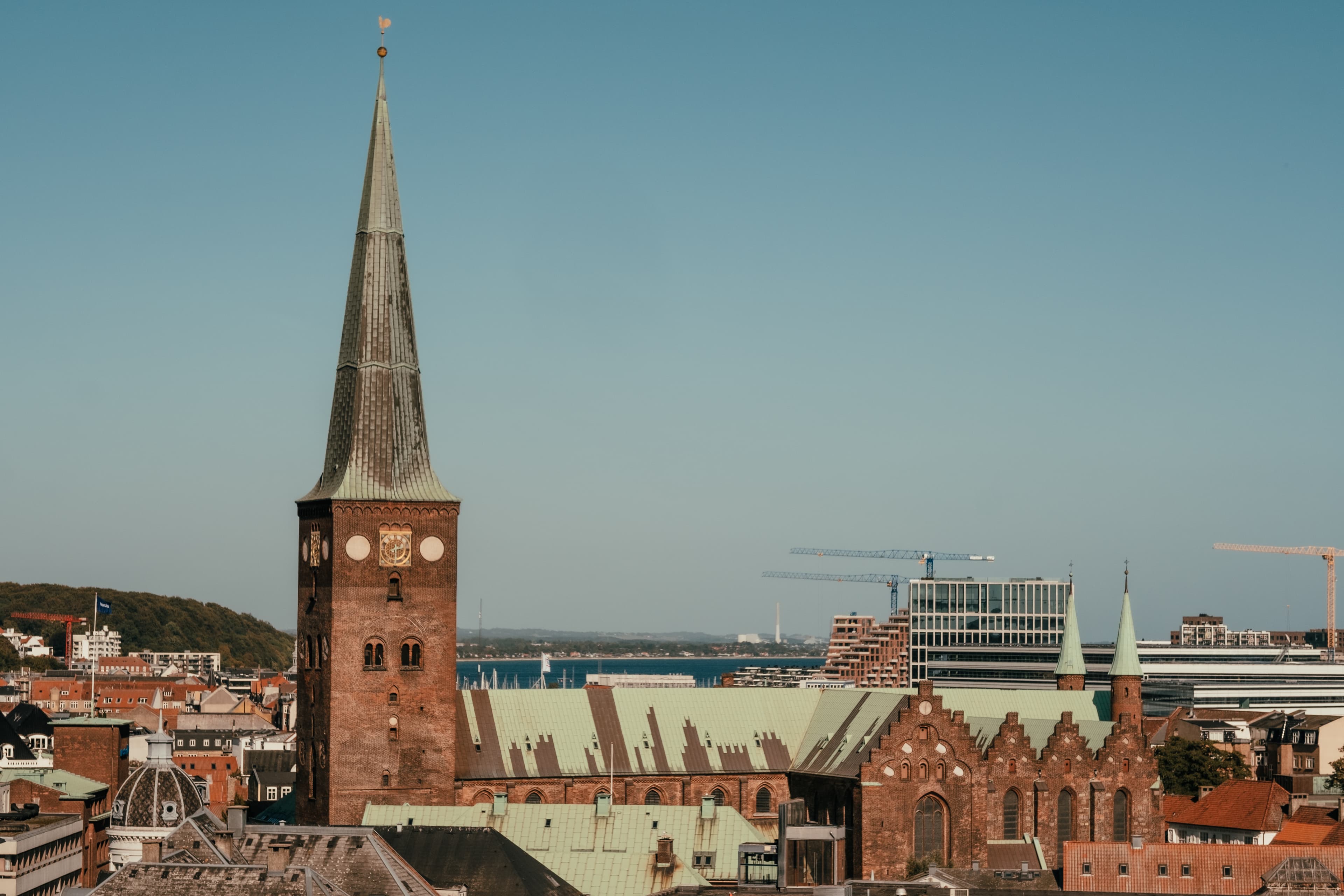 Aarhus Domkirke set fra oven
