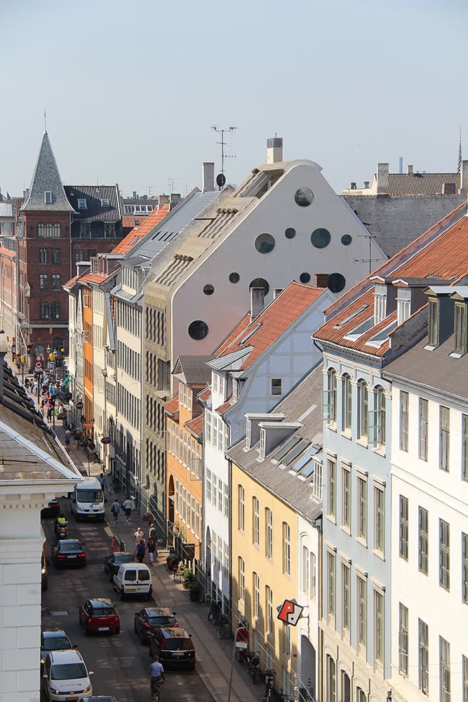 Runde vinduer på gavlen