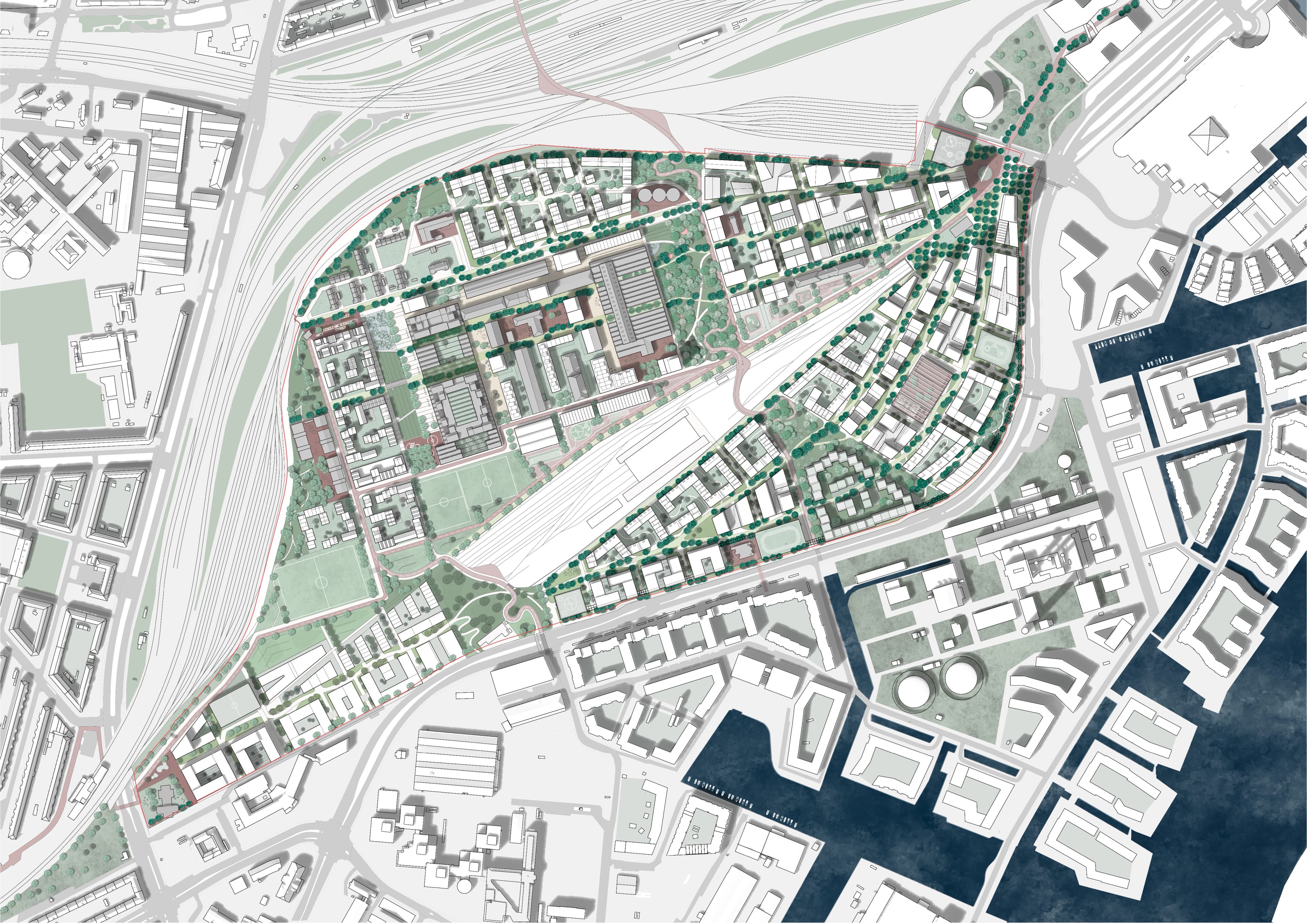 Helhedsplan for Jernbanebyen