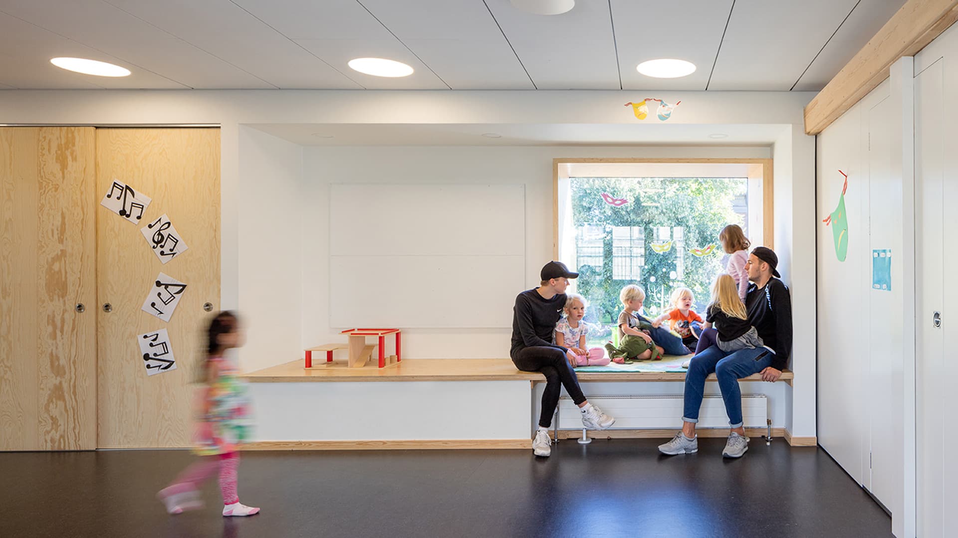 Børnebyen vindueskarm