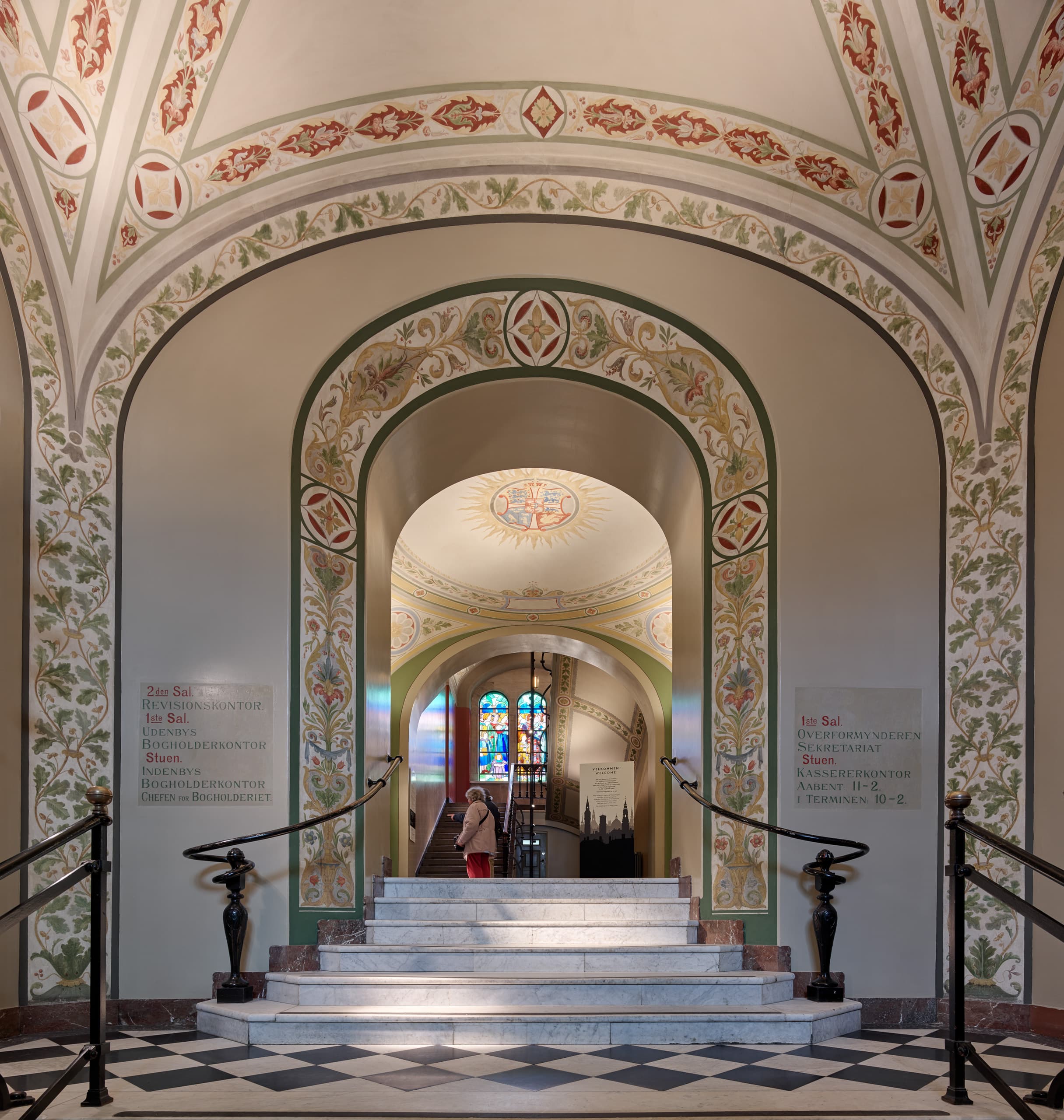 Københavns Museum udsmykning indendørs