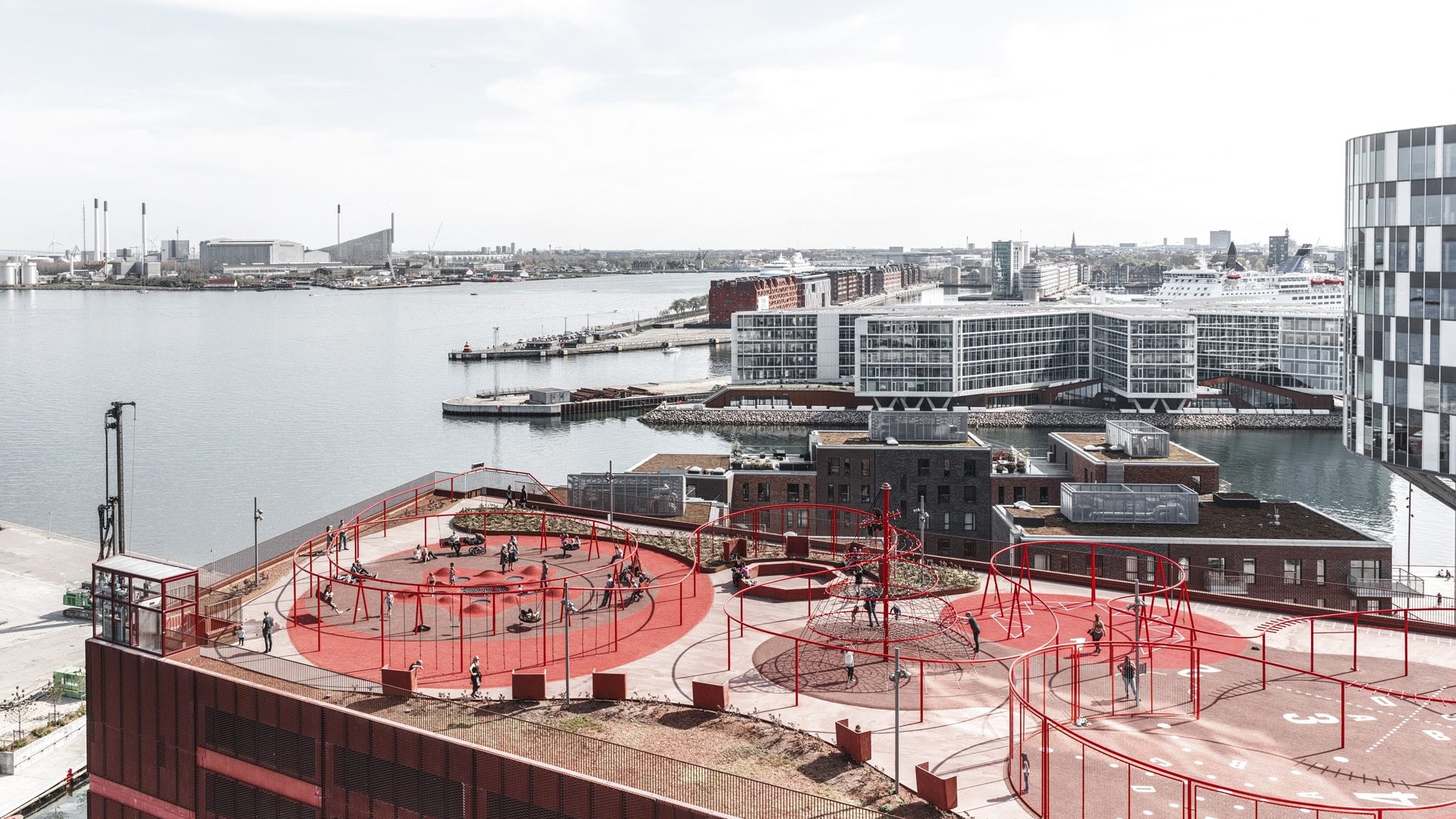 Konditaget Lüders i Nordhavn byder på fantastisk udsigt over byens tage.